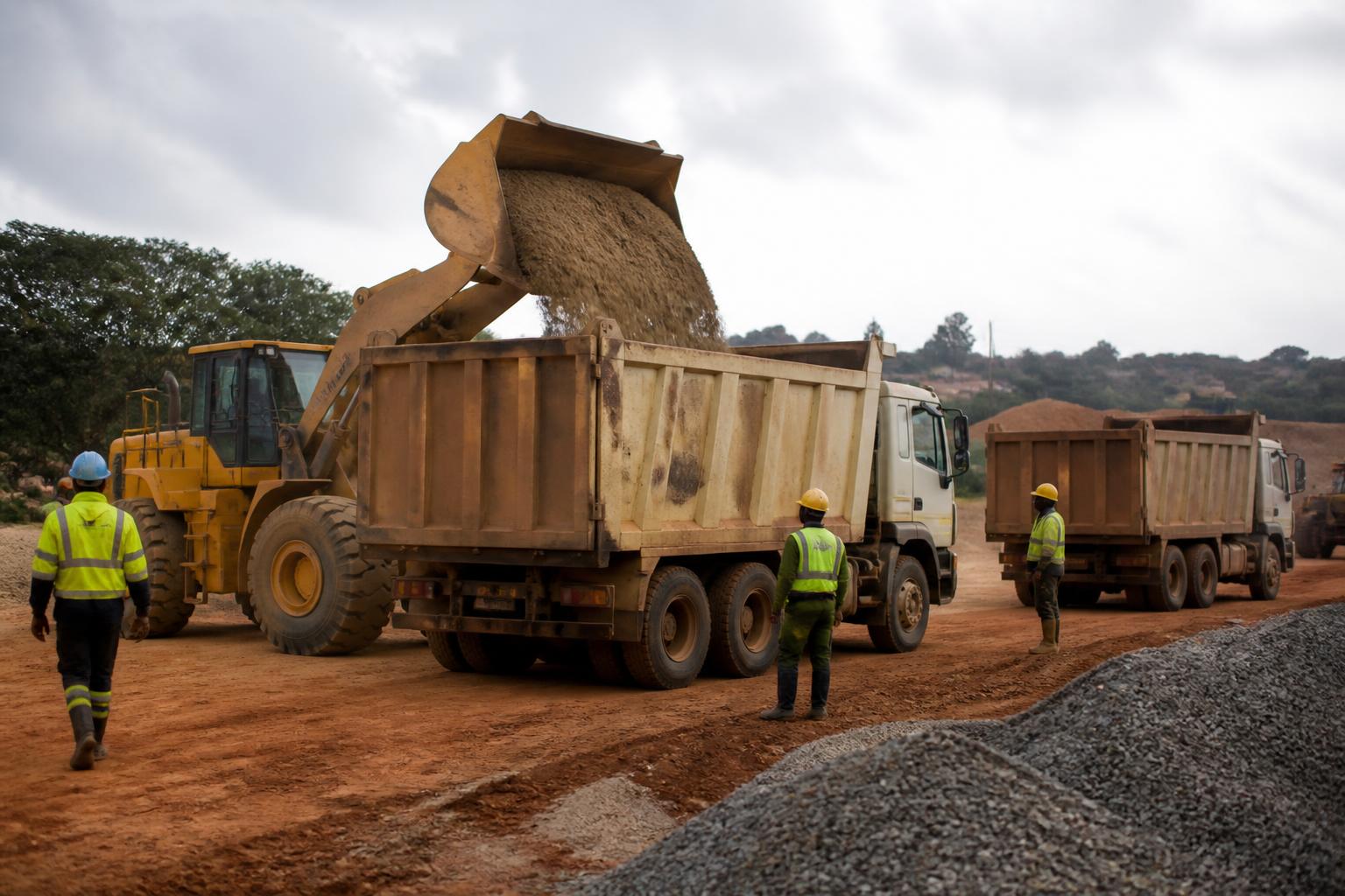 Tipper Trucks for hire in Uganda — Transport plant and machinery