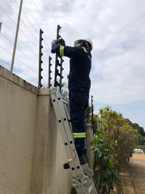 Electric Fencing Installation installed by Rennes Solutions Ltd in Uganda