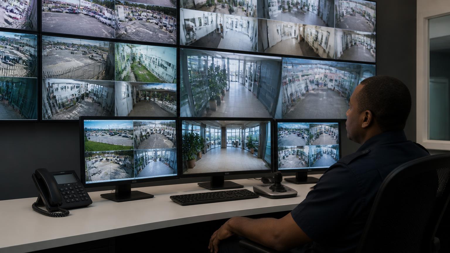Security Control Room Setup — Monitoring & Control Rooms security solution supplied and installed in Uganda