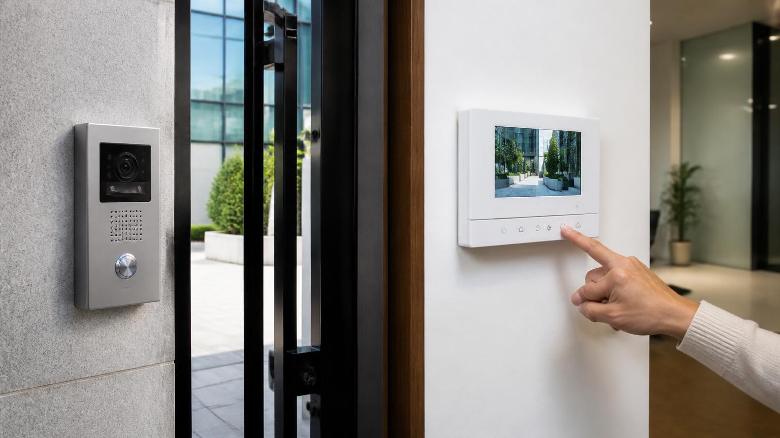 Video Intercom & Door Entry — Access Control security solution supplied and installed in Uganda