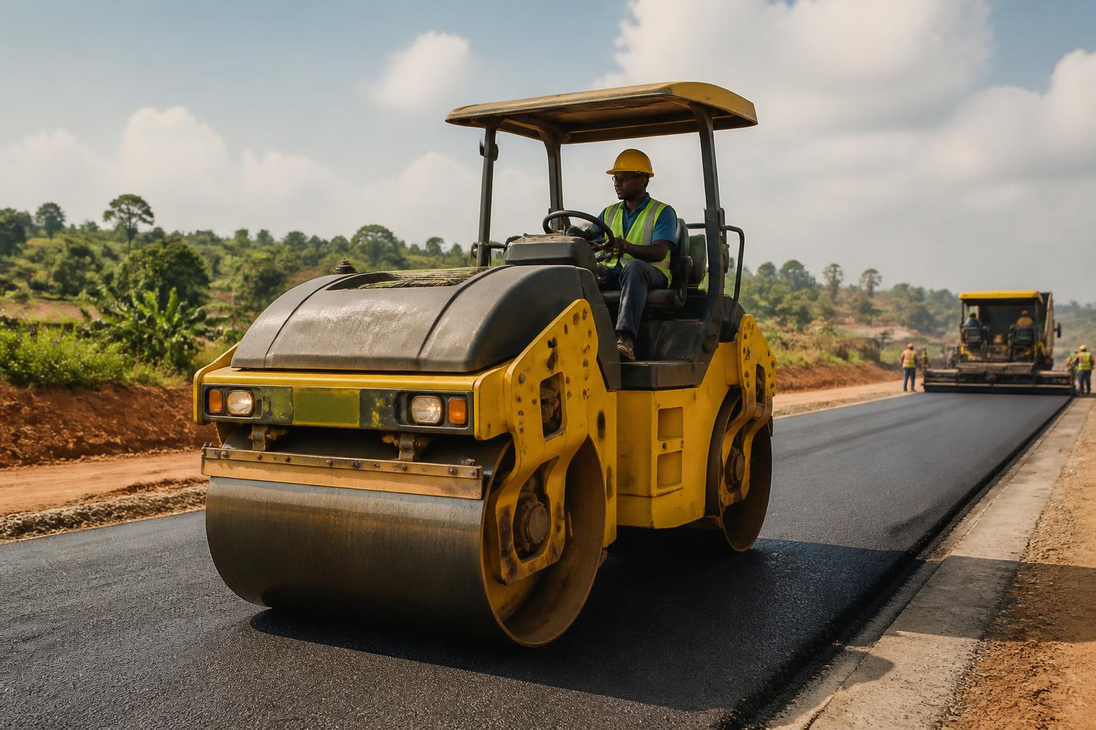 Rollers / Compactors for hire in Uganda — Civil Works plant and machinery